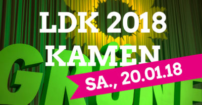 Landesparteitag der GRÜNEN NRW @ Stadthalle Kamen | Kamen | Nordrhein-Westfalen | Deutschland