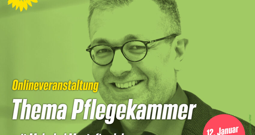 Webinar zum Thema Pflegekammer mit Mehrdat Mostofizadeh am 12. Januar 2023