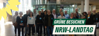 GRÜNE besuchen NRW-Landtag
