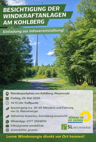 Wanderung zur WKA Kohlberg am 29.05.2026