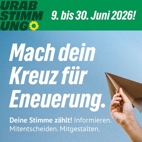 Mach dein Kreuz für Erneuerung<br>Urabstimmung vom 09.-30. Juni 2026