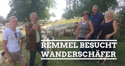 Foto: Johannes Remmel besucht Wanderschäfer in Iserlohn